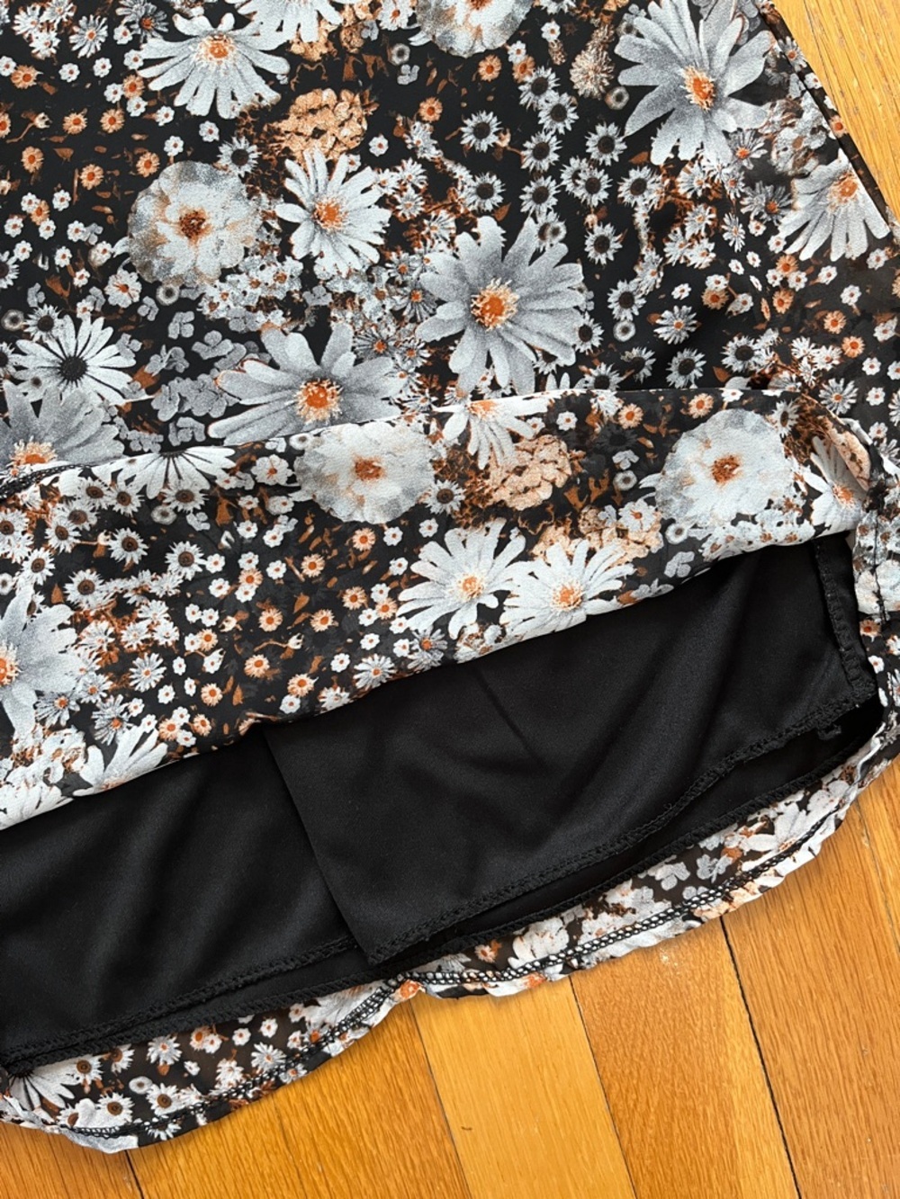 WalG London Daisy Floral Sheer Collared Mini Dress Fully Lined XS - Picture 8 of 13